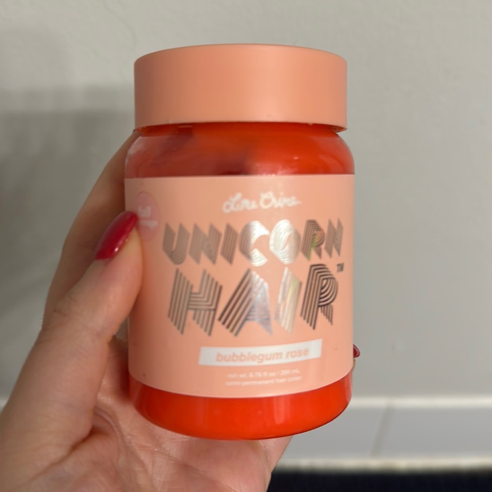 Unicorn Hair Lime Crime Full Coverage semi permanent hair color